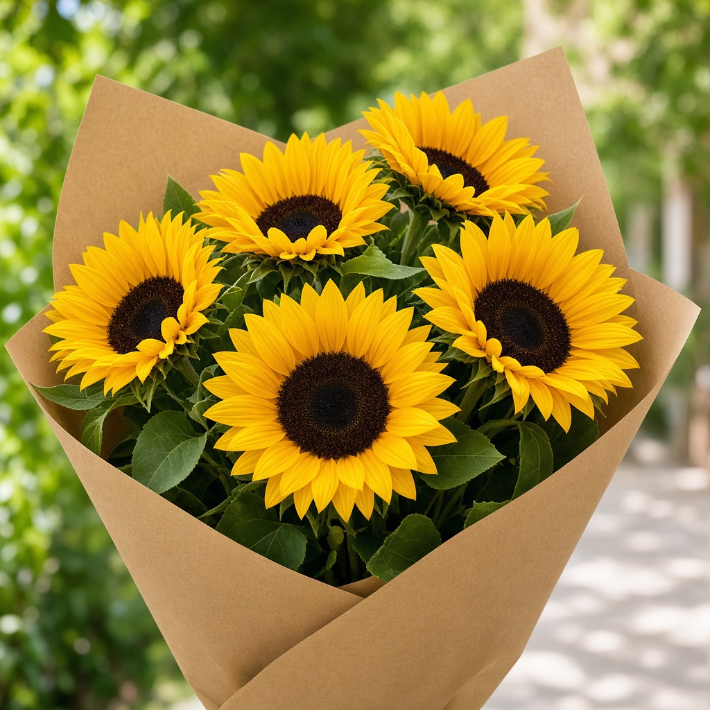 Ramo de girasoles